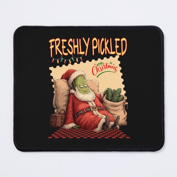 Item preview, Freshly Pickled Christmas Pickle Santa Funny Design designed and sold by MTJ-Mushrooms.
