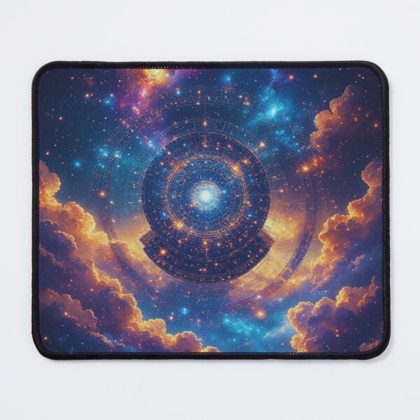 Item preview, Celestial Gateway – Mystical Star Map in the Clouds by NegarTv Designs designed and sold by NegarTv Designs.
