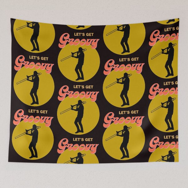 Item preview, Let's get groovy - trombone designed and sold by Agu210.