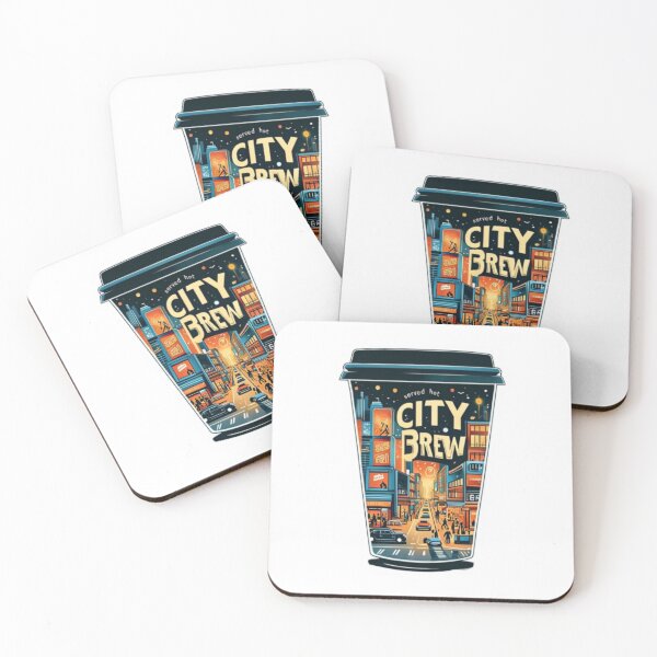 Item preview, CITY BREW – Coffee Cup Street Scene Premium Cool Reloaded Trendy Best Gift designed and sold by Imaginarium of Chaos falcon88 .
