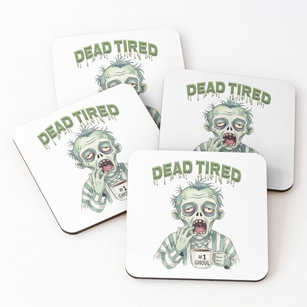 Item preview, Dead Tired Zombie Coffee Lover | #1 Ghoul Mug | Funny Yawning Zombie designed and sold by Echala.