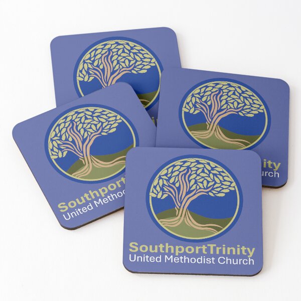 Item preview, TUMC vertical logo for dark colors CL designed and sold by SouthportTrinityUMC.