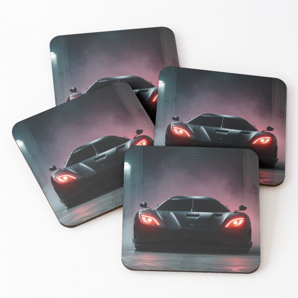 Item preview,  Black Hypercar in Smoky Garage designed and sold by sweetartbaby.