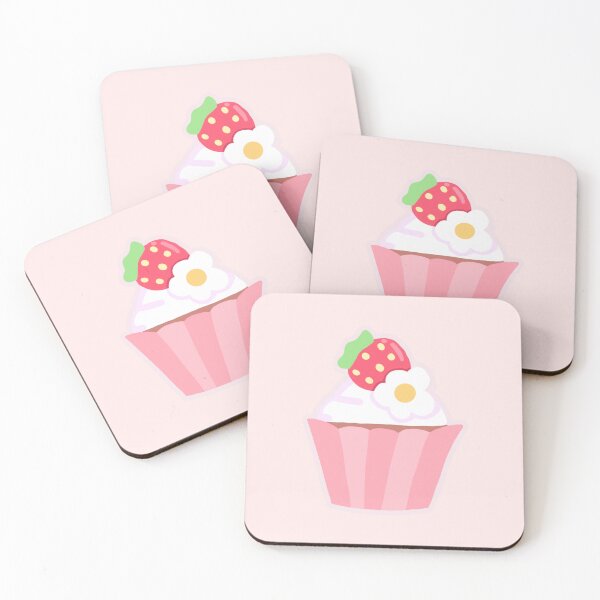 Item preview, strawberry cupcake designed and sold by AlyaCreates.