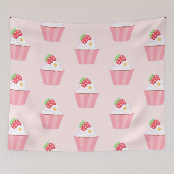 Item preview, strawberry cupcake designed and sold by AlyaCreates.