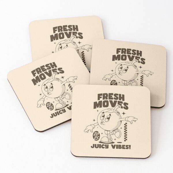 Item preview, Fresh Moves Juicy Vibes Retro Fruit Character designed and sold by adipra.