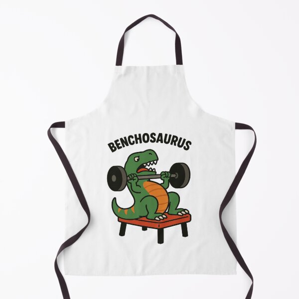 Item preview, Benchosaurus – Dinosaur Bench Press Cartoon designed and sold by Enea Kelo.