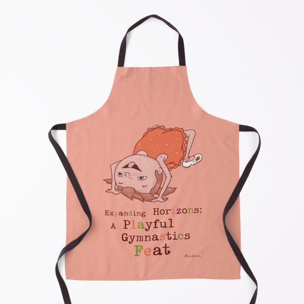 Item preview, Cute Girl Struggling in Funny Bridge Pose designed and sold by Pink Writer.