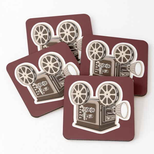 Item preview, Vintage Film Projector Retro Movie Design  designed and sold by PrintBreeze.