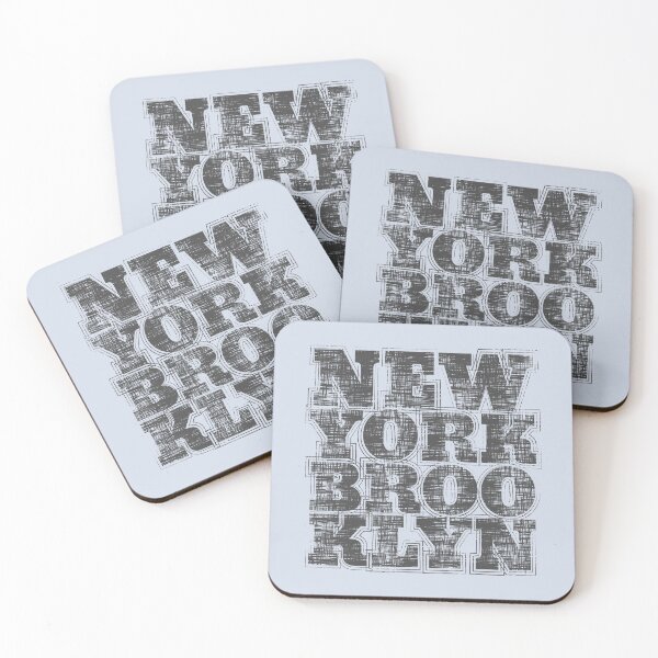 Item preview, Worn Typography New York Brooklyn designed and sold by Voodoo Store Paranormal Collections.