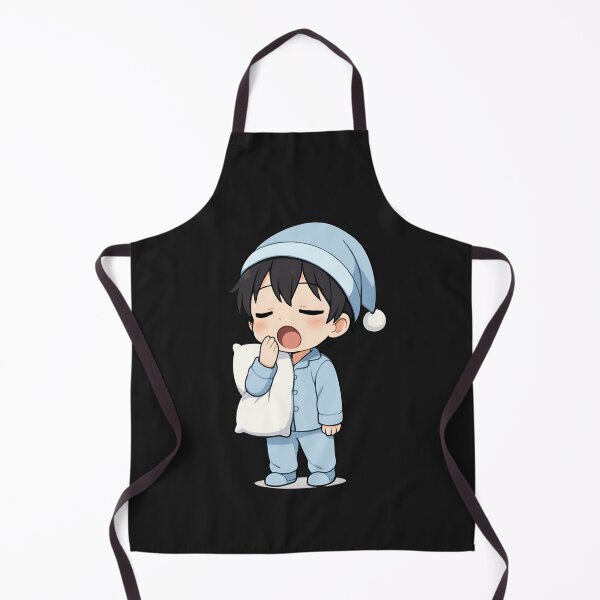 Item preview, Sleepy Chibi in Pajamas – Cute Kawaii Yawning Anime Art designed and sold by ColorSplash123.