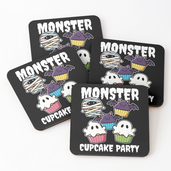 Item preview, MONSTER CUPCAKE PARTY - MONSTER HALLOWEEN designed and sold by KEF Custom.