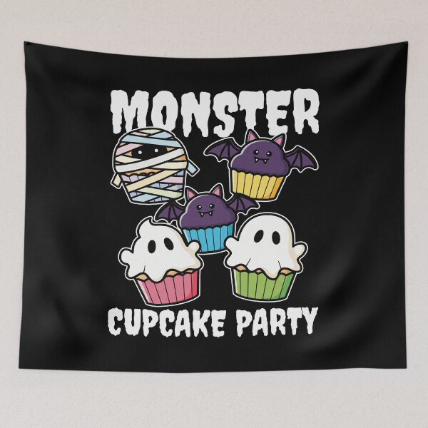 Item preview, MONSTER CUPCAKE PARTY - MONSTER HALLOWEEN designed and sold by KEF Custom.