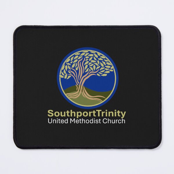 Item preview, TUMC vertical logo for DARK colors CS designed and sold by SouthportTrinityUMC.