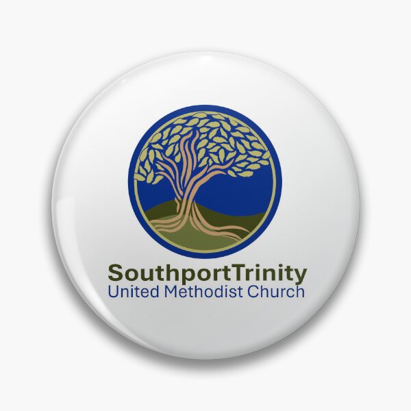 Item preview, TUMC vertical logo for LIGHT colors RS designed and sold by SouthportTrinityUMC.