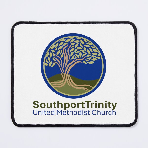 Item preview, TUMC vertical logo for LIGHT colors RS designed and sold by SouthportTrinityUMC.
