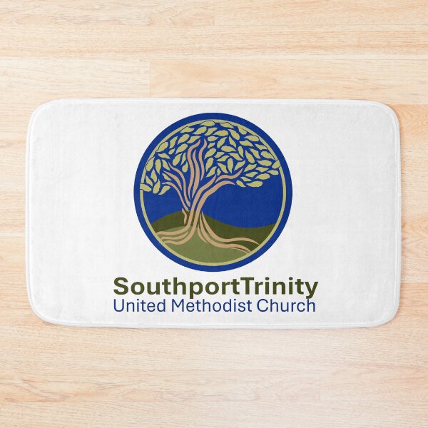 Item preview, TUMC vertical logo for LIGHT colors RS designed and sold by SouthportTrinityUMC.
