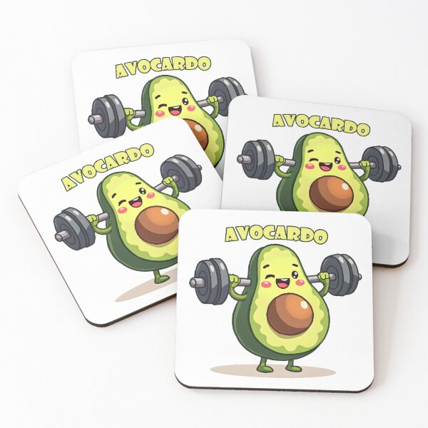 Item preview, Avocardo – Funny Gym Avocado Cartoon designed and sold by Orriv.