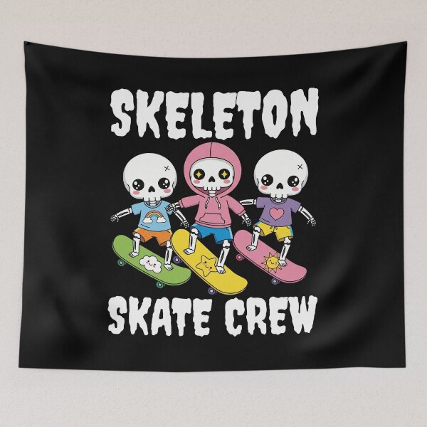 Item preview, SKELETON SKATE CREW - SKELETON HALLOWEEN designed and sold by KEF Custom.