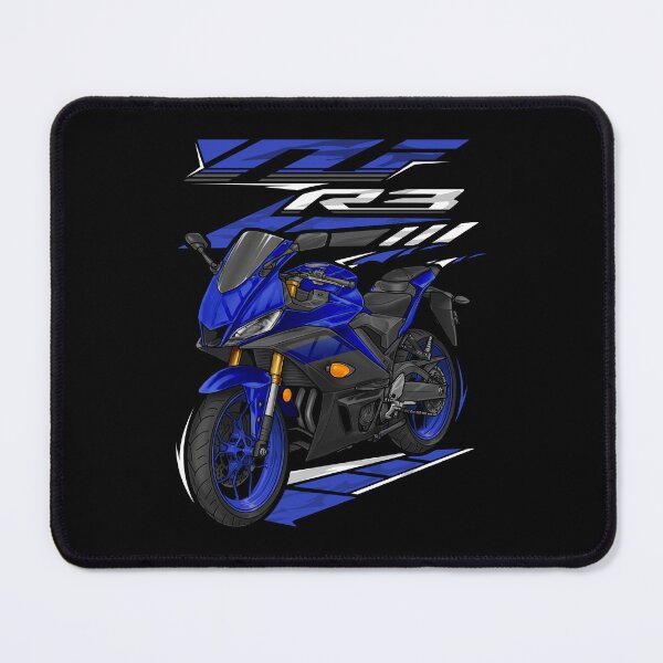 Item preview, Yamaha YZF-R3 2019 (Team Yamaha Blue) for Motorcycle Riders designed and sold by MotoApparelHub.