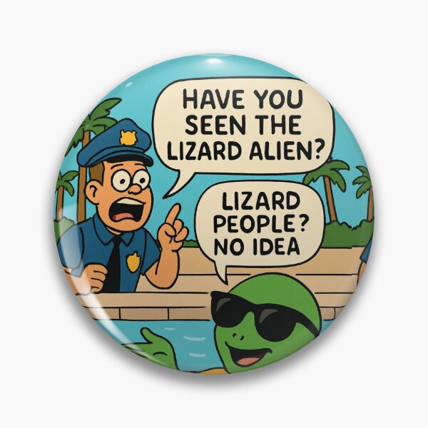 Item preview, Lizard people design, funny joke designed and sold by Gazmerch.