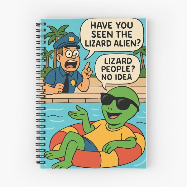 Item preview, Lizard people design, funny joke designed and sold by Gazmerch.