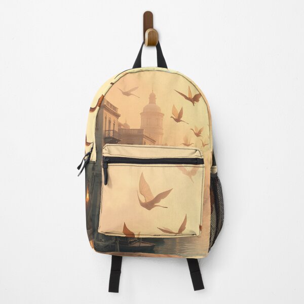 Item preview, Flight of Dawn Over Venetian Canals designed and sold by oanaunciuleanu.