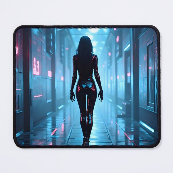 Item preview, Neon Corridor: The Cybernetic Journey designed and sold by oanaunciuleanu.