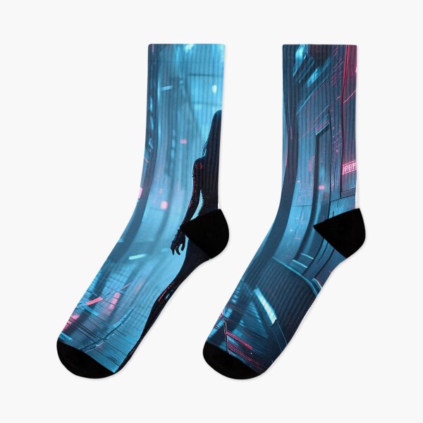 Item preview, Neon Corridor: The Cybernetic Journey designed and sold by oanaunciuleanu.