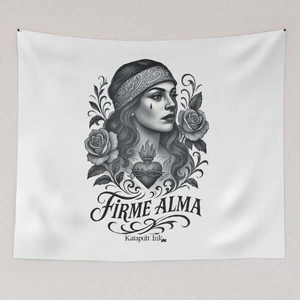 Item preview, Firme Alma, strong soul designed and sold by Katapultink.