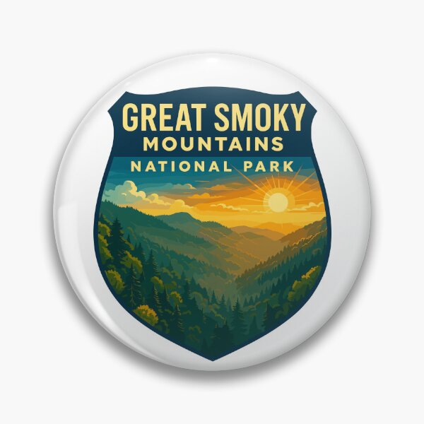 Item preview, Great Smoky Mountains National Park Retro Sticker designed and sold by Ismeal Von.