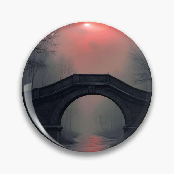 Item preview, Crimson Moon Over Silent Waters designed and sold by oanaunciuleanu.