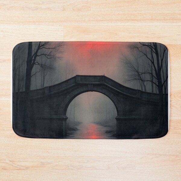 Item preview, Crimson Moon Over Silent Waters designed and sold by oanaunciuleanu.