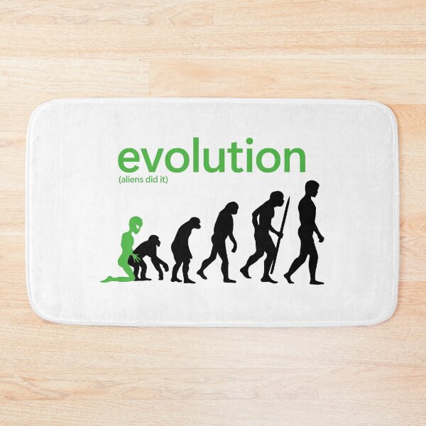 Item preview, Evolution (Aliens Did It) on white designed and sold by shitpostee.