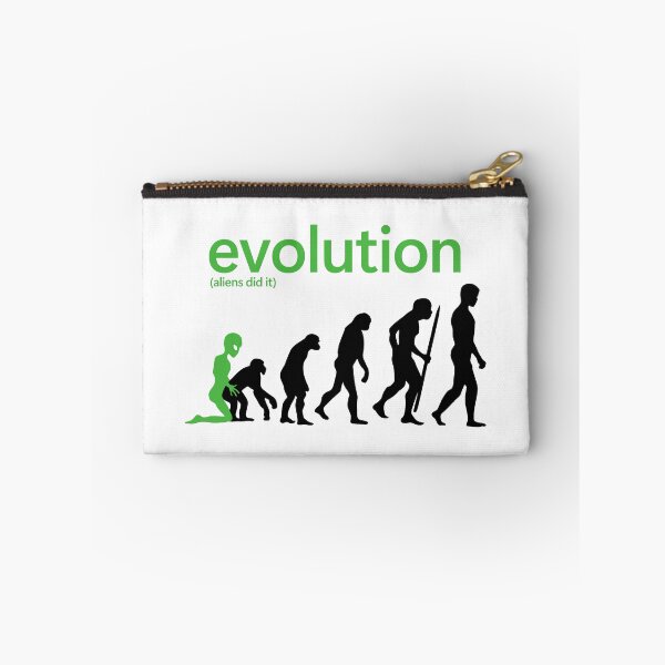 Item preview, Evolution (Aliens Did It) on white designed and sold by shitpostee.