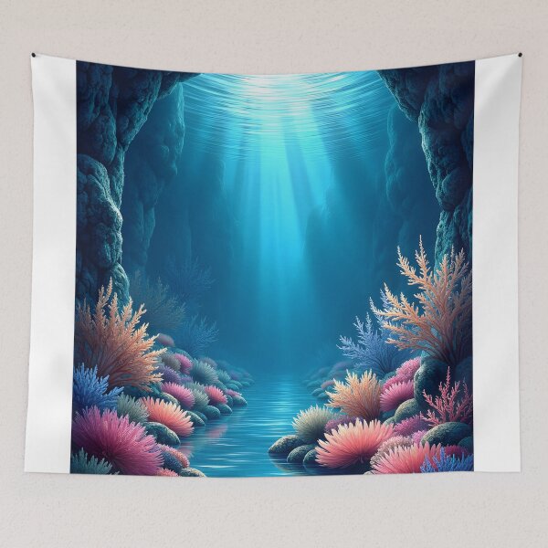 Item preview, Luminous Underwater Sanctuary designed and sold by oanaunciuleanu.