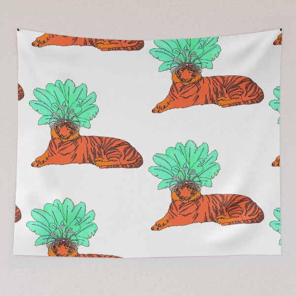 Item preview, Maple the Tiger the Glamorous Showgirl – animalzinhats designed and sold by Ashley’sAnimalz.