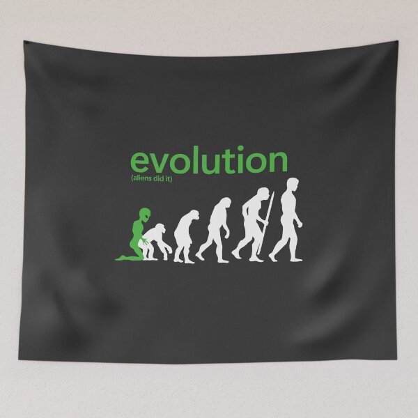 Item preview, Evolution (Aliens Did It) designed and sold by shitpostee.