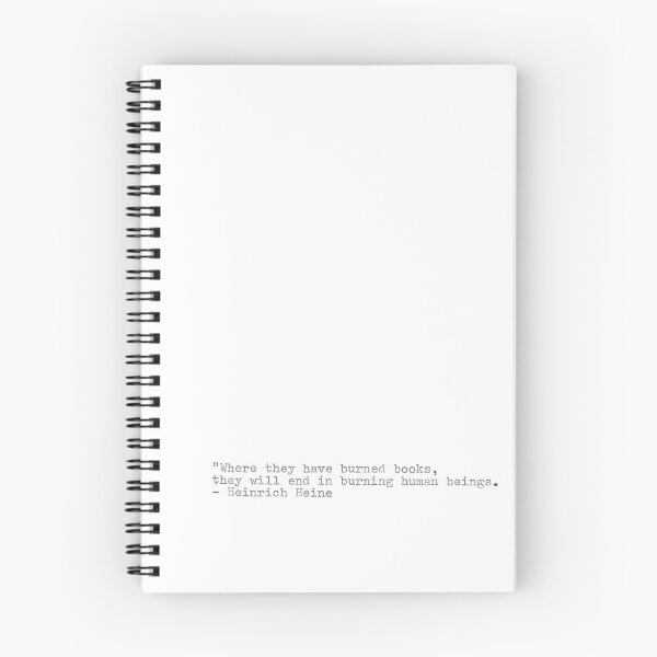 Item preview, Typewritten Heinrich Heine Quote designed and sold by LITSUPPLY.