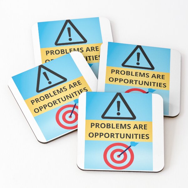 Item preview, Problems are opportunities designed and sold by Presssy.