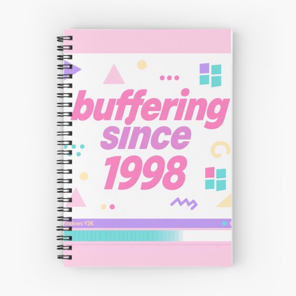 Item preview, Buffering Since 1998 – Retro Y2K Pastel Vibes designed and sold by NaMieSz.