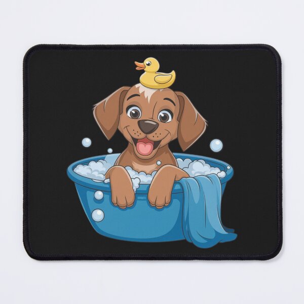 Item preview, Vizsla puppy Kawaii Bubbles Bath Dog Lover designed and sold by ConceptualVibes.