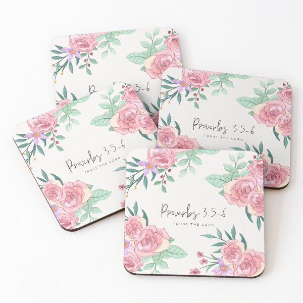 Item preview, Proverbs 3:5-6 | Trust the Lord | Pink designed and sold by Proverbs 3:5-6.