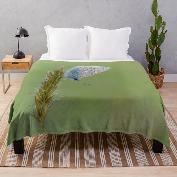 Item preview, Common Blue Butterfly On Grass designed and sold by Alec Stewart.