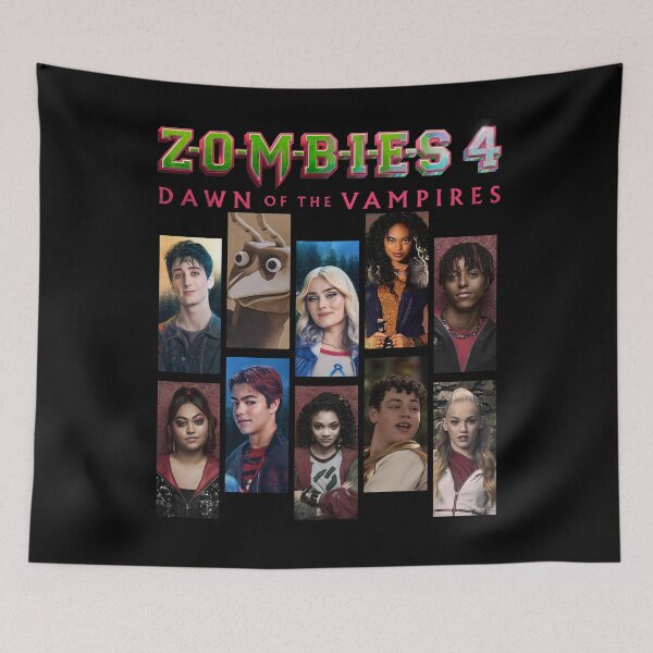 Item preview, Zombie 4 Movie, Zed and Addison, Victor and Nova, Zombie World Tour designed and sold by DistrictHype.