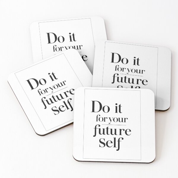 Item preview, Do It For Your Future Self - Minimalist Motivational Quote designed and sold by Mintiko2.