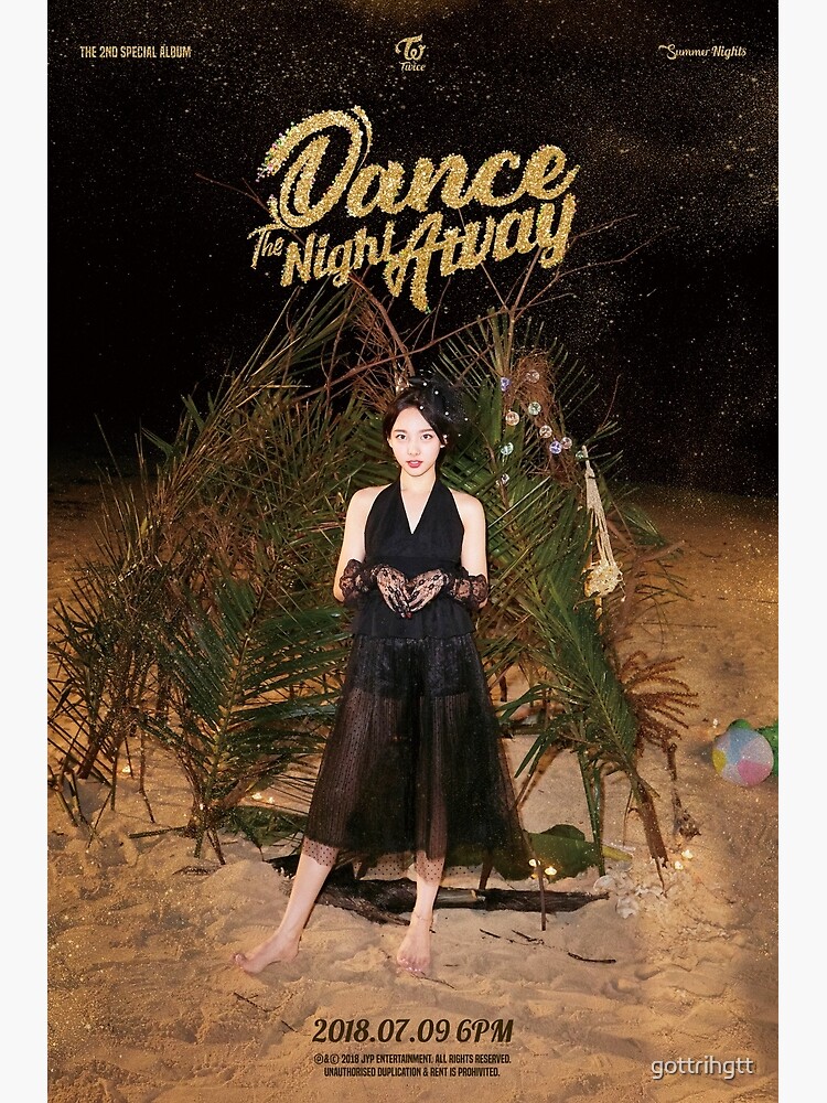 Twice 트와이스 Dance The Night Away Nayeon Postcard For Sale By Gottrihgtt Redbubble