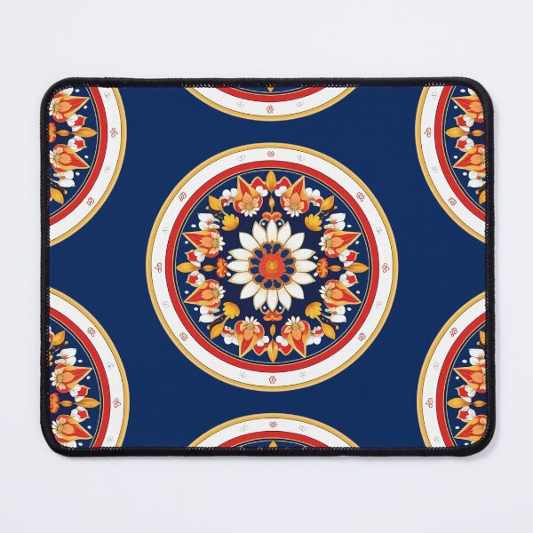Item preview, Traditional Korean Dancheong Lotus Ceiling Panel – Authentic Buddhist Temple Art designed and sold by jelonkaa.