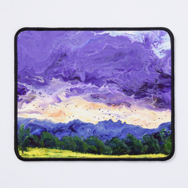 Item preview, Purple Clouds Over Yellow Fields designed and sold by BreezyZen.