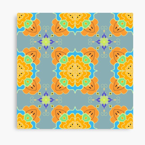 Item preview, Seamless Floral Mandala Pattern in Bright Colors designed and sold by chorstudio.